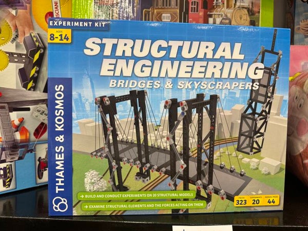 Structural Engineering Bridges & Skyscrapers Experiment Kit - Games