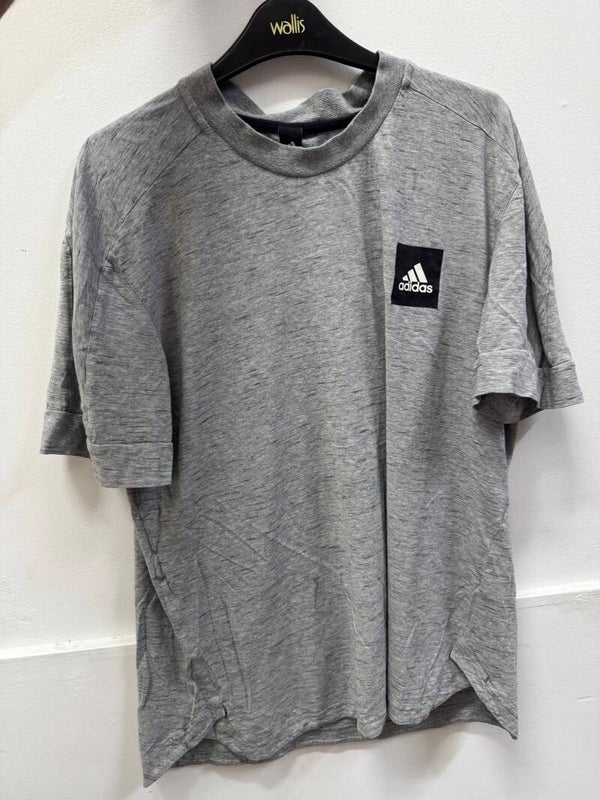 Men Adidas Grey T- Shirt - Size L