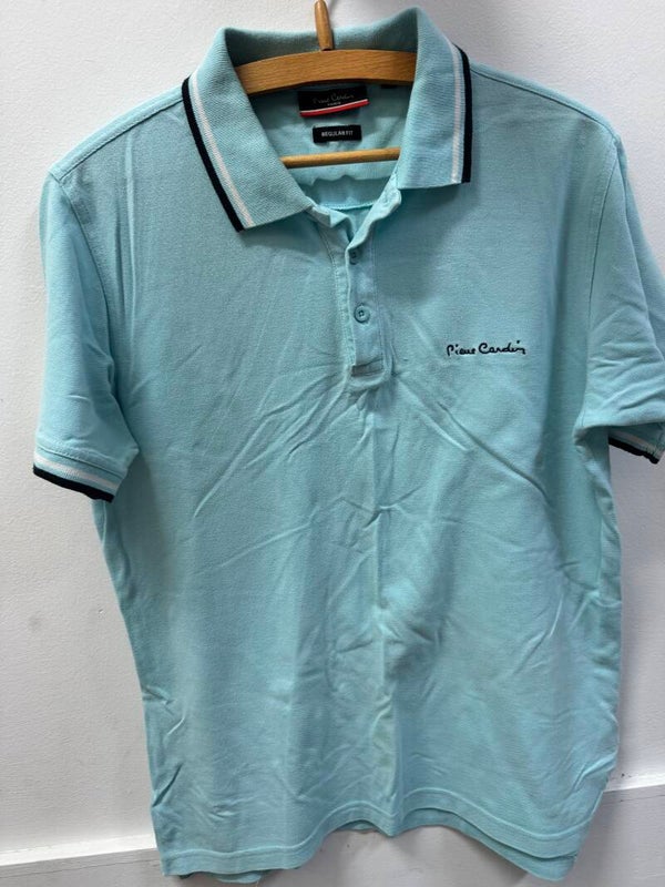Men Blue Pierre Cardin Polo Shirt - Size M*