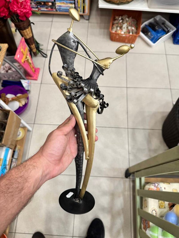 Golden Tin Statue - Figurines