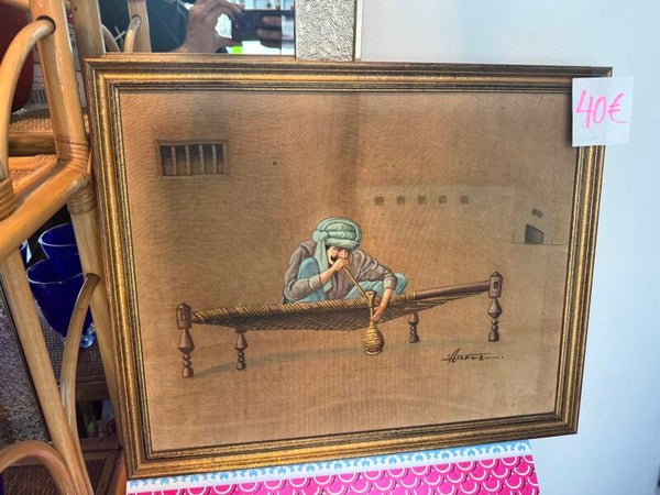 Signed Oil on Canvas Painting - Frames