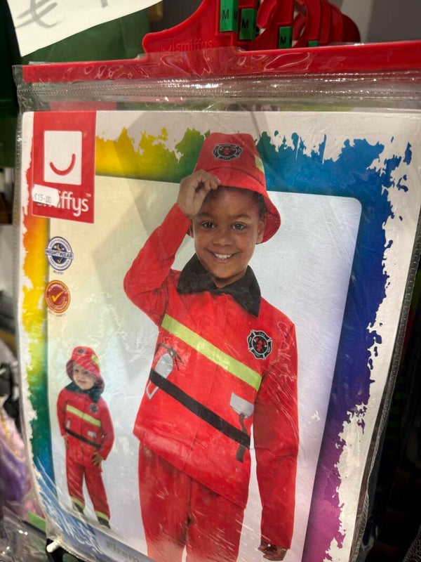 Fireman - Size 7/9 Years - Carnival