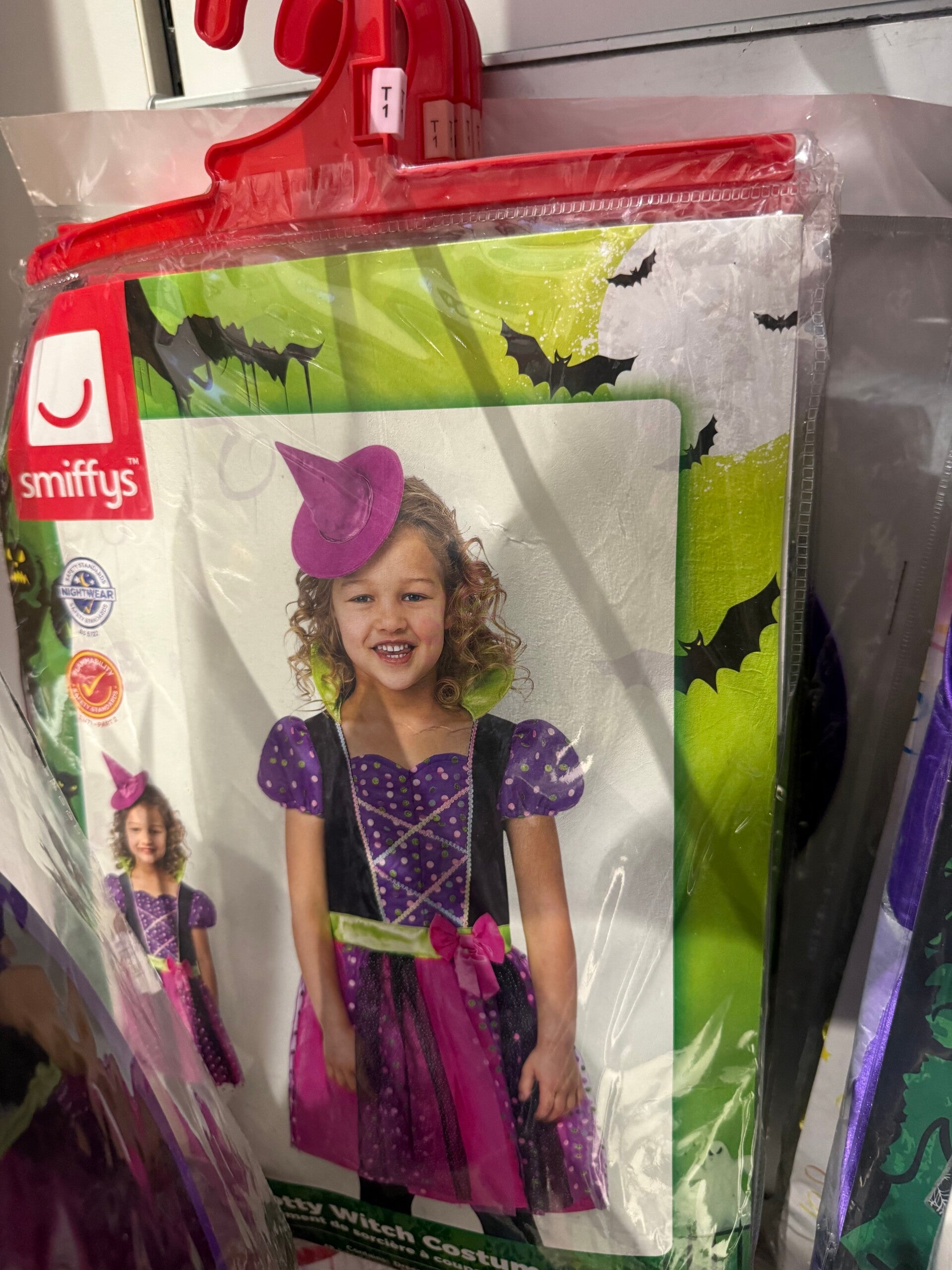 Pretty Witch - Sizes 1-2 Years 3-4 Years - Carnival