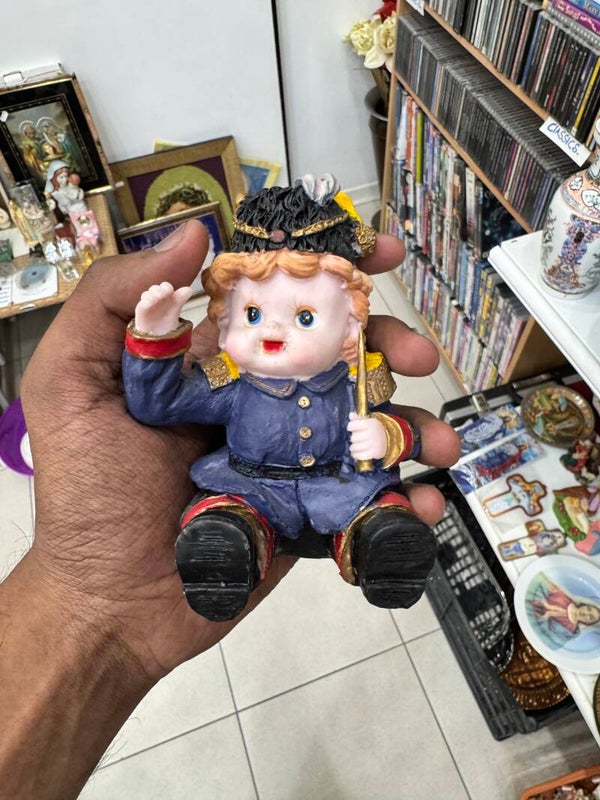 Ceramic Drummer Boy Figurine- Decor***