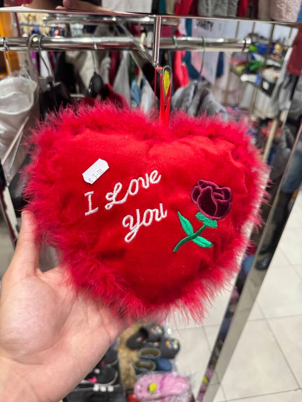 I Love You Red Heart Mini Cushion - Toys