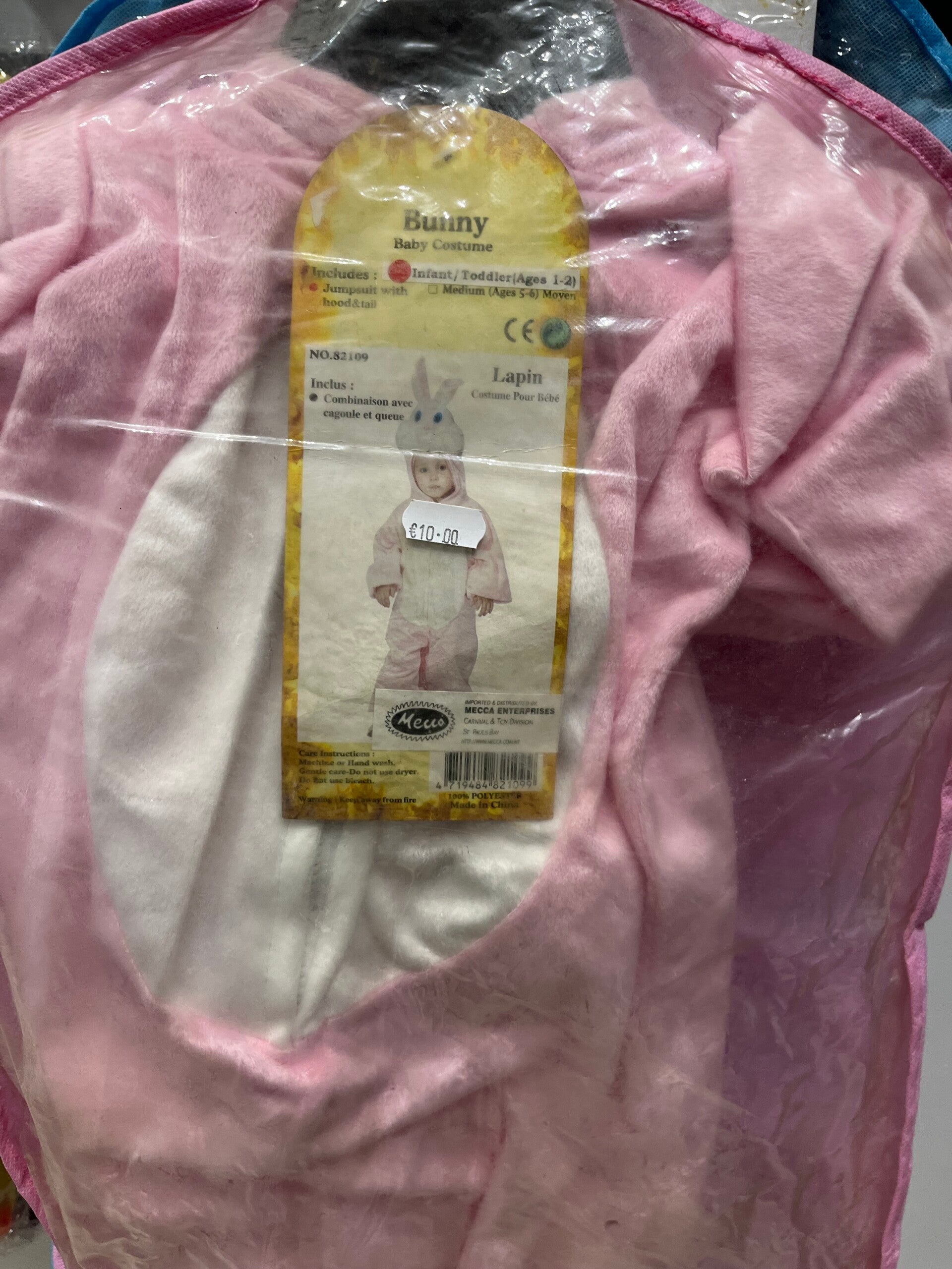 Bunny -  Size - 1-2 Yrs - Carnival Costume