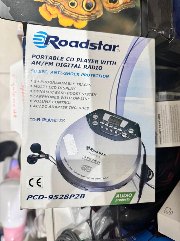 Vintage Roadstar Portable CD Player- Electronic *