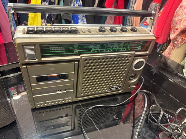 Vintage Sony Radio Cassette Stereo - Music