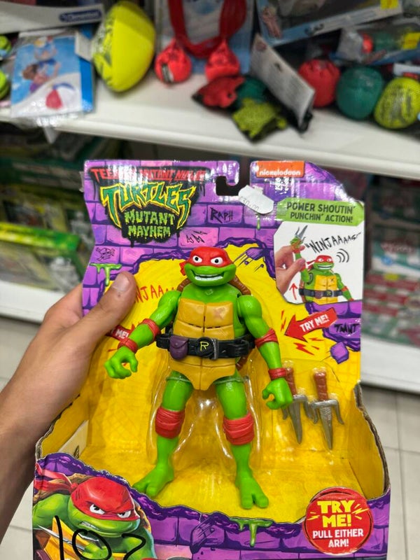 Teenage Mutant Ninja Turtles Mutant Mayhem - Ninja Shout Raphael - toys*