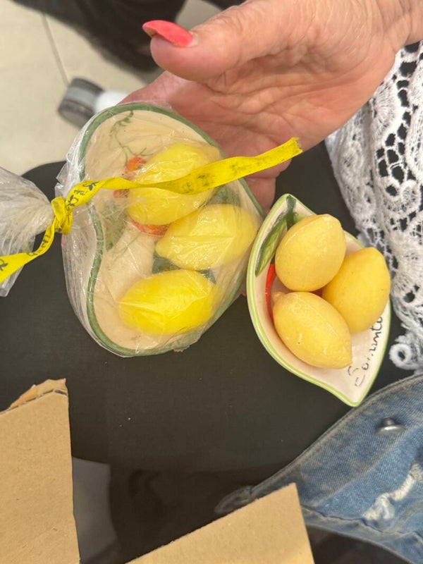 Decorative lemon set €2 each - decor*