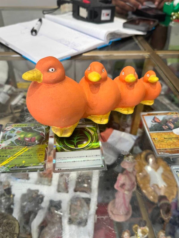 Duck family statue - decor*