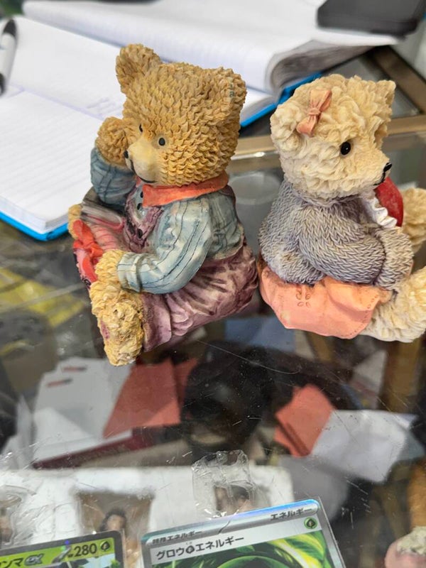 Teddy bear couple statue - Decoor*