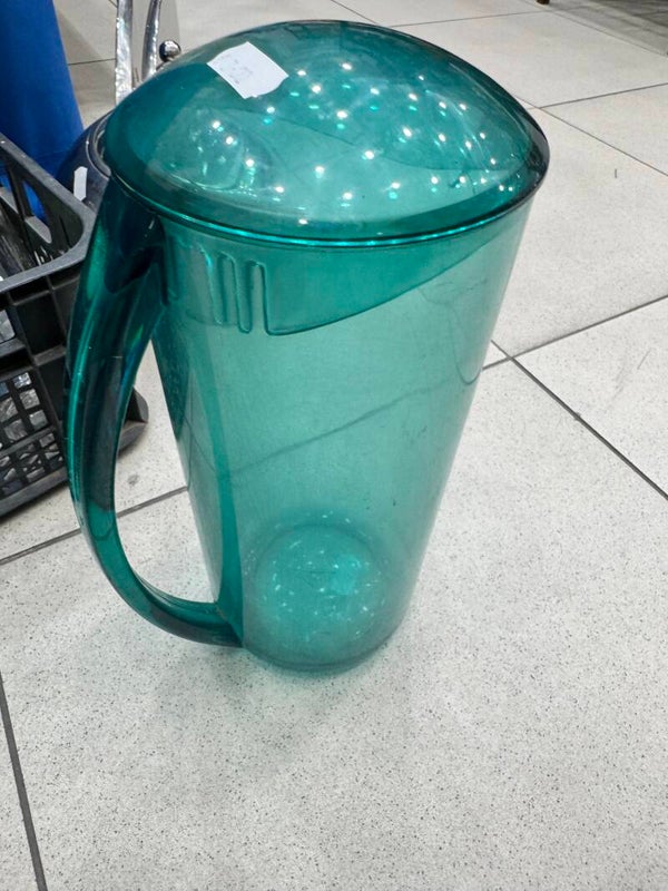 green plastic water pitcher - supplies*