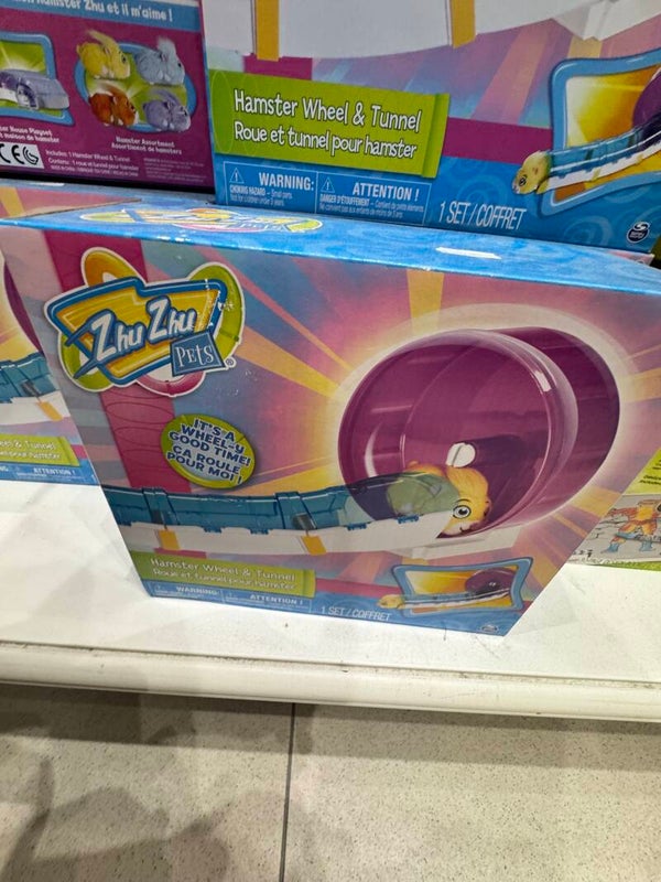 Zhu Zhu Pets Hamster wheel & Tunnel - toys*