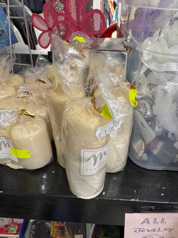 M Candles - €1 Each - Candles