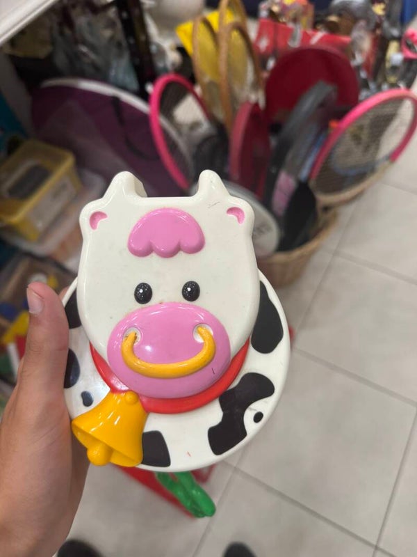 Singing Cow Pull String Toy - toys*