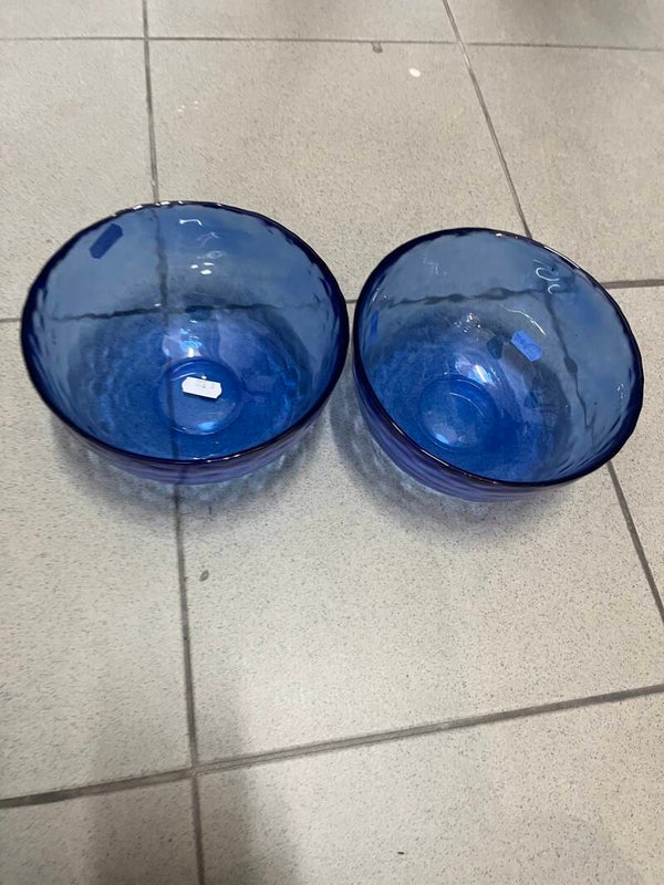 Blue Glass Bowls - 3 Euro Each - Supplies