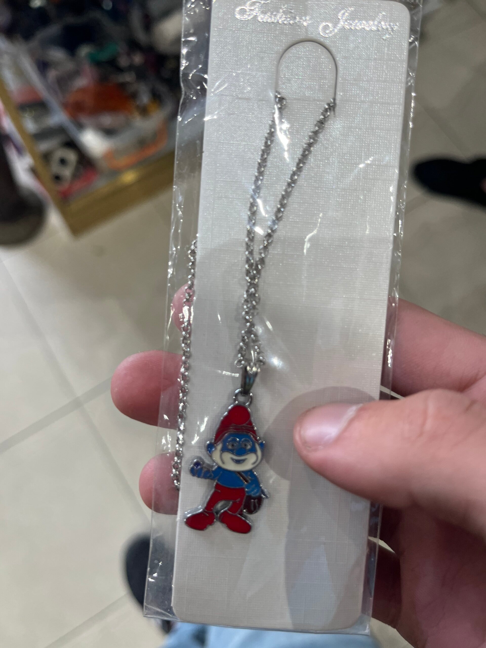 Papa Smurf Necklace - Jewelry