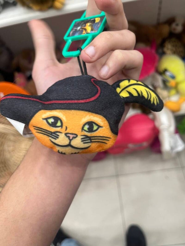 Puss in Boots Plushie Keychain - Toys
