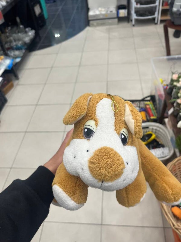 Yellow Dog Plushie - Toys