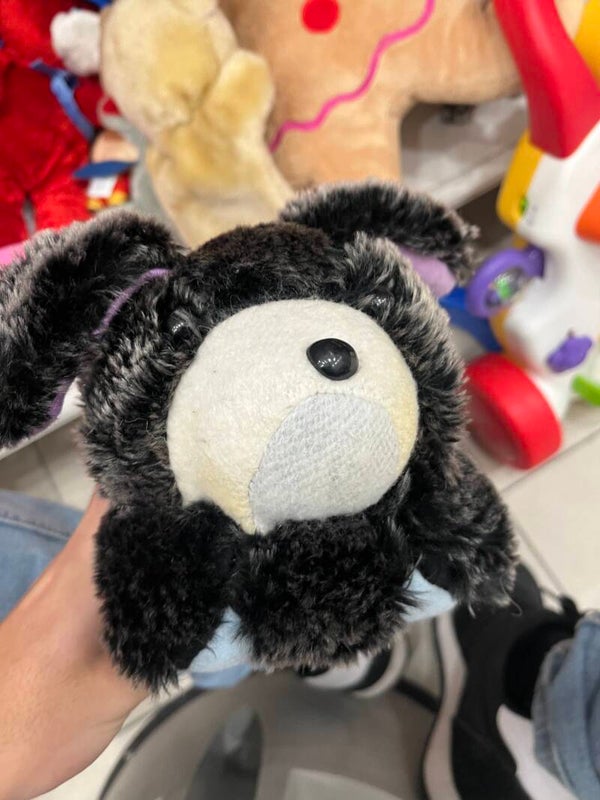 Black Bunny Plushie - Toys