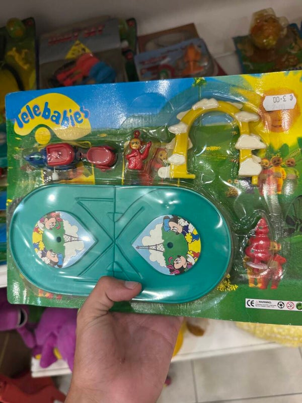 Teletubbies Vintage Train set - toys*