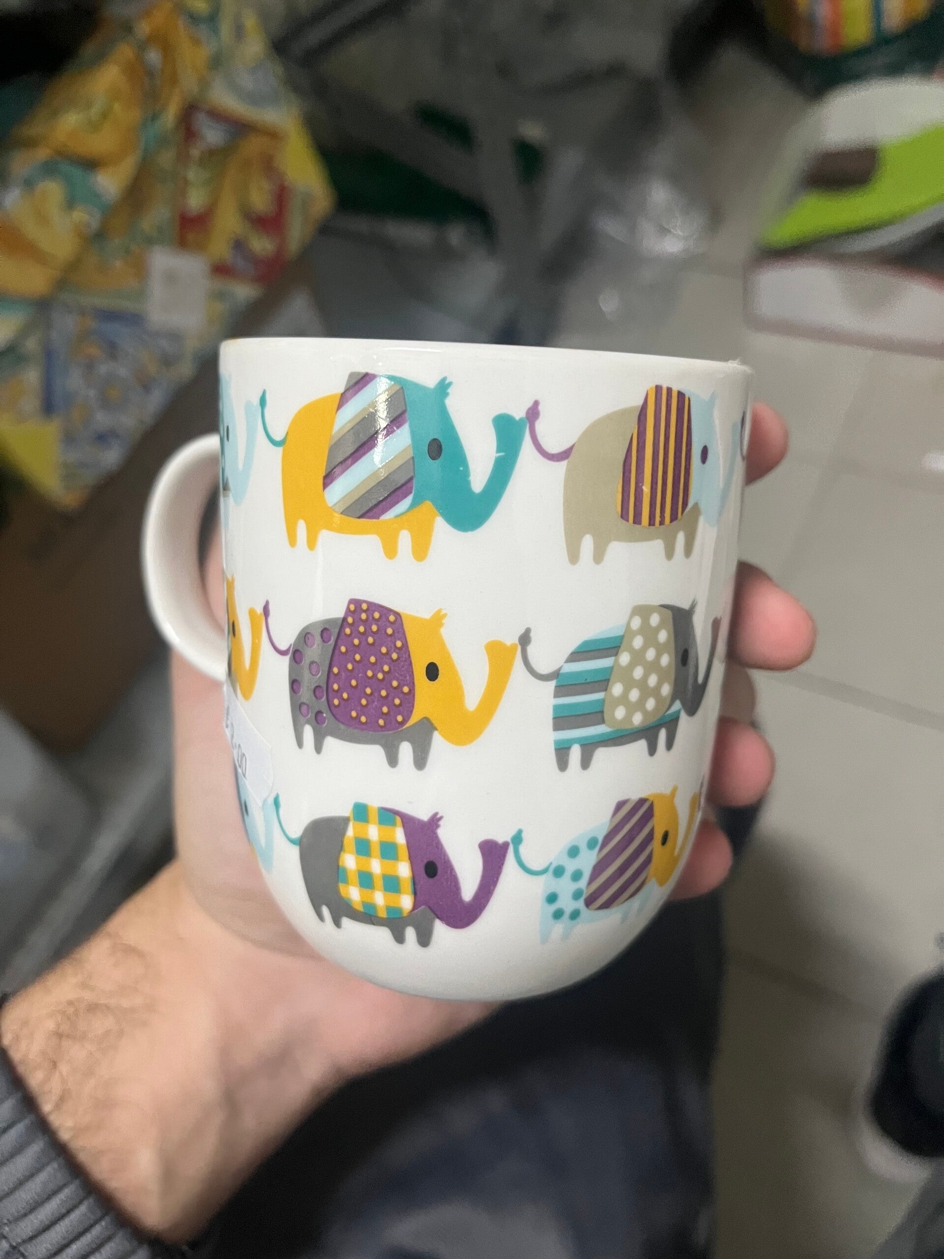 Mug With Elephants - Mugs