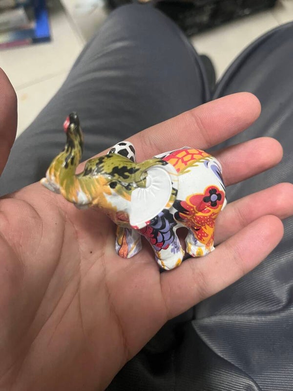 Colorful Elephant Miniature - Collectibles
