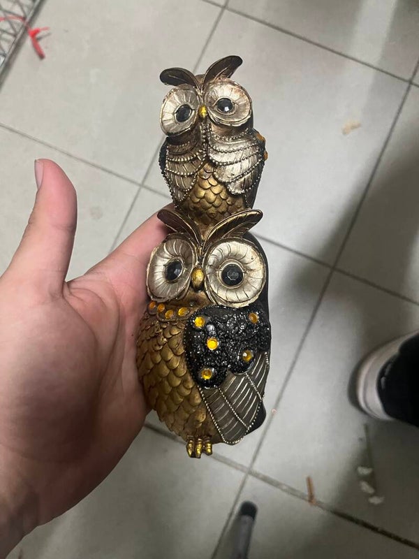 Owls Statue - Decor