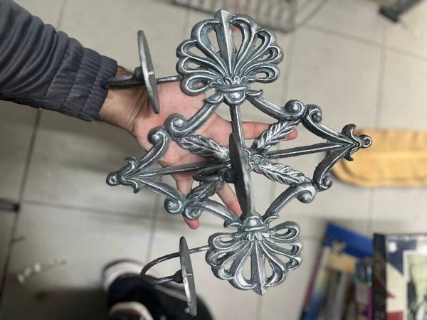 Metal Candle Holder - Candles