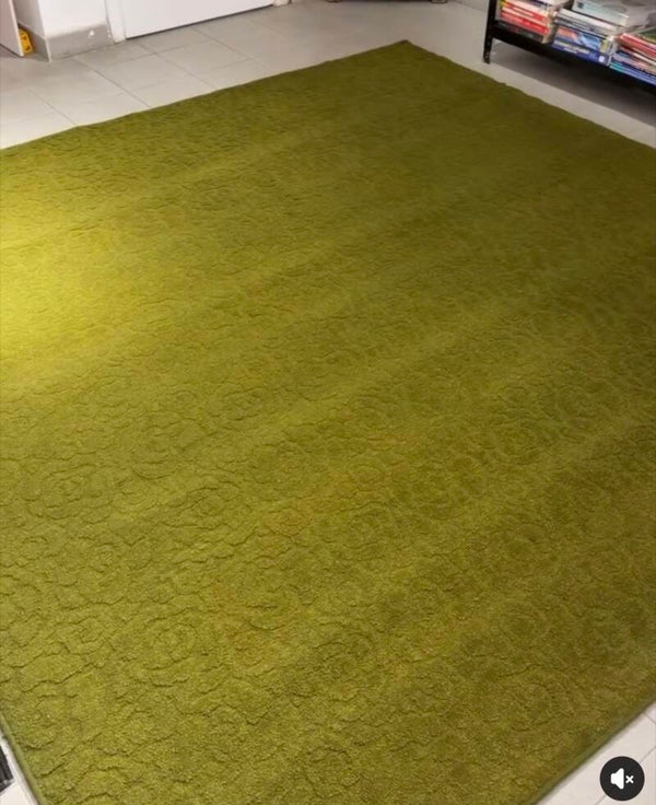274 x 274cm Plain Everald Green Carpet - Carpets