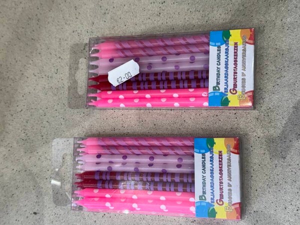 Birthday candles- Candles ***