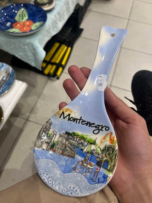 Montenegro Ceramic Spoon Rest - Decor