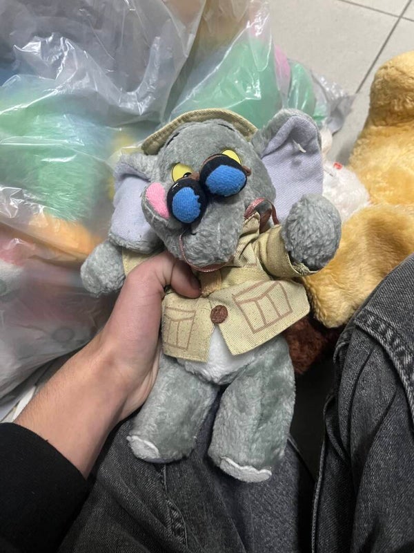 Elephant soft toy - toys*