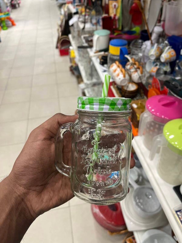 Glass Mason Jar - Supplies ***