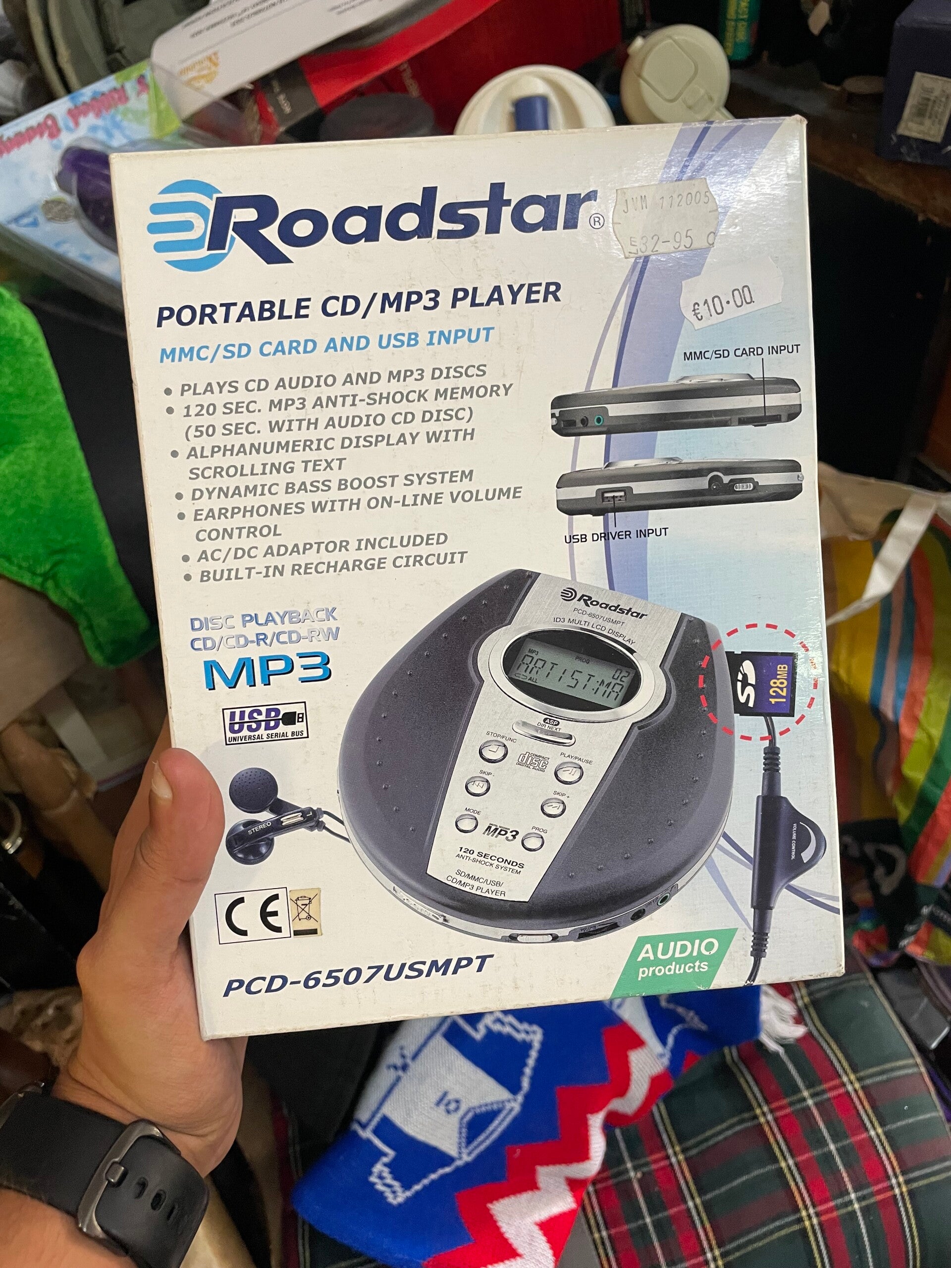 Portable CD/MP3 Player - Electric