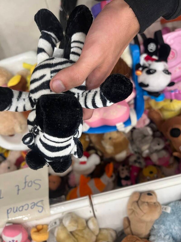Zebra Keychain - Collectibles