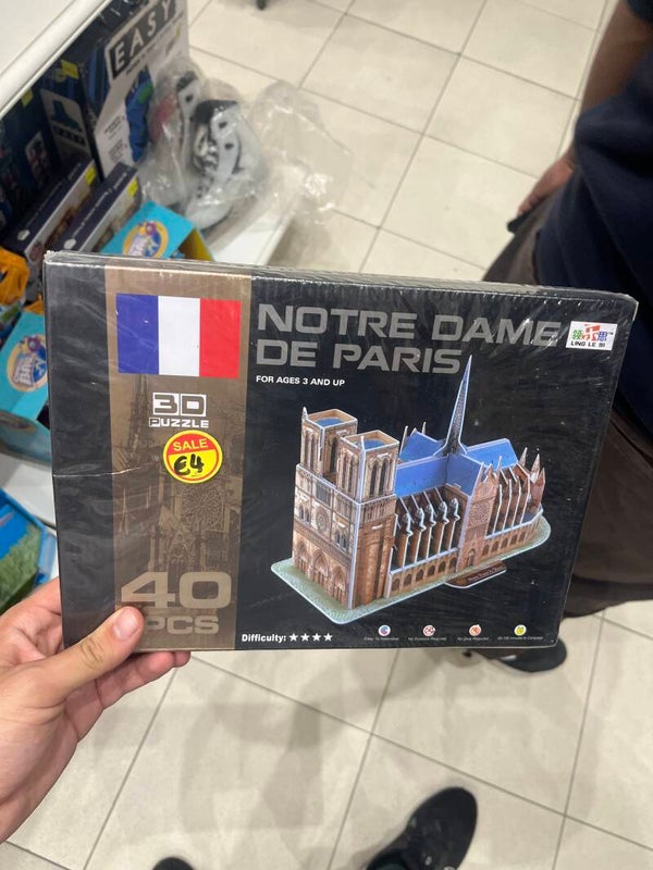 Notre Dame 3D Puzzle - Games
