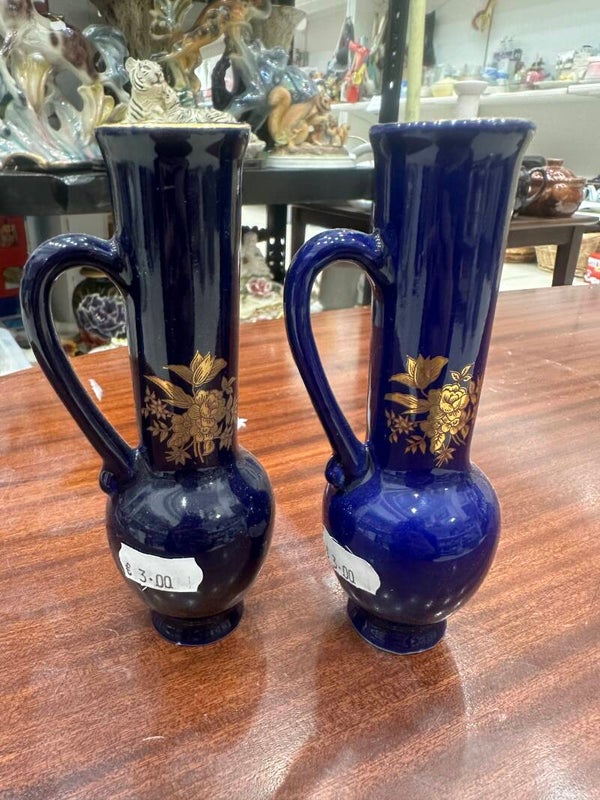 Blue Porcelain Vases - €3 Each - Decor