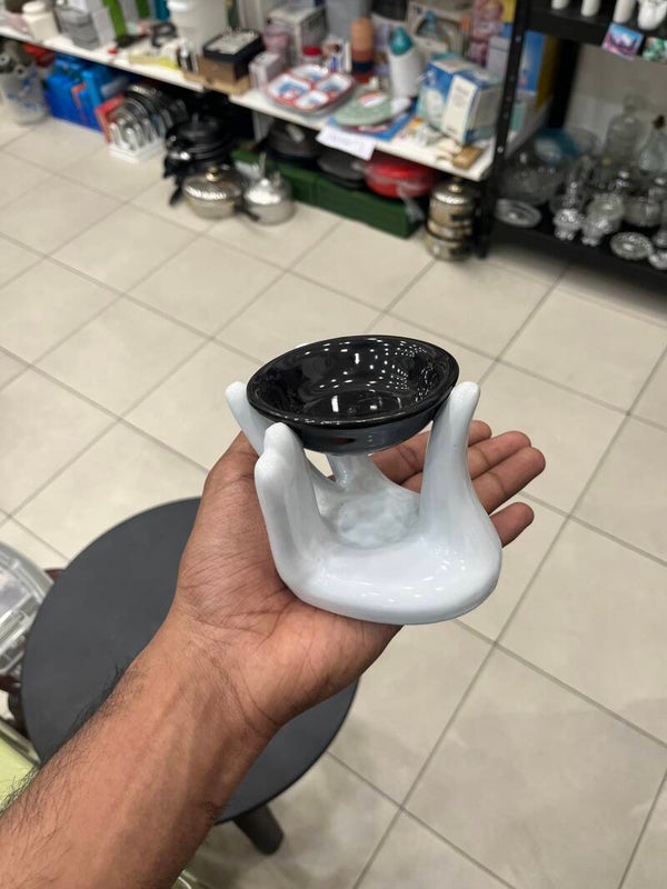 Fine Porcelain Candle Holder - Candles