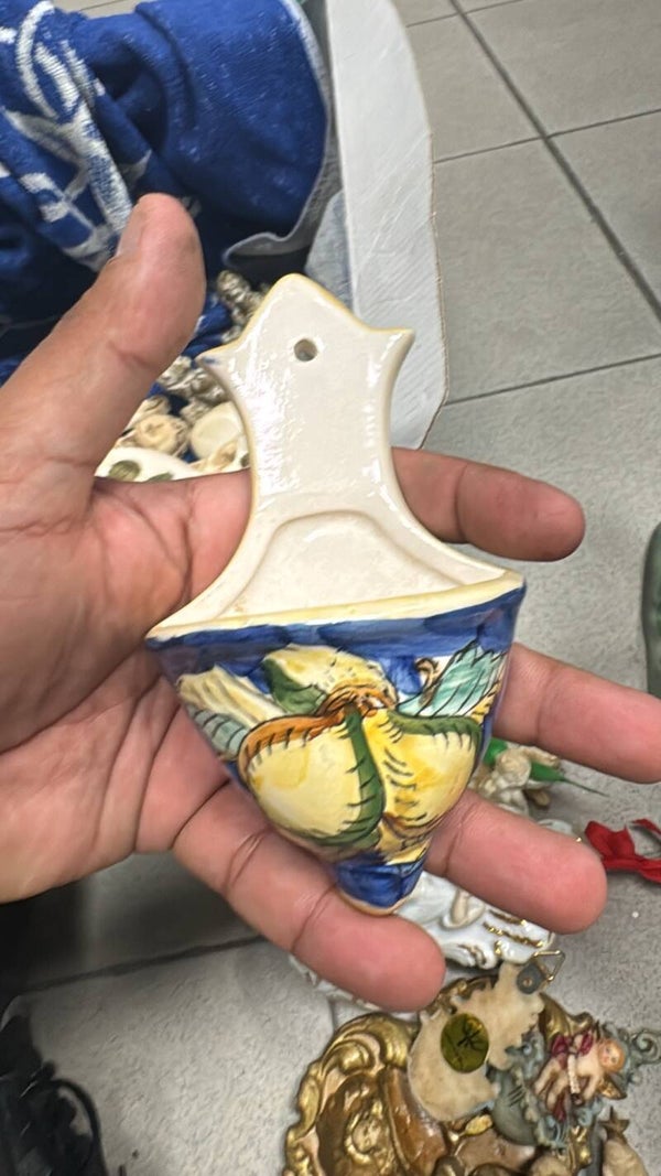 Ceramic Holy Water Font - Religious*