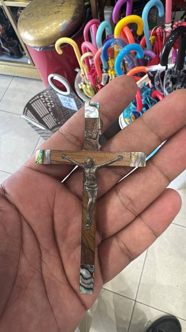 Vintage Wooden Small Cross - Religious*
