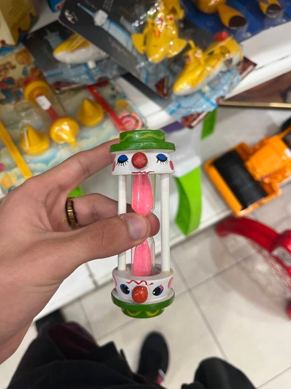 Snowman Timer in Glass - Supplies