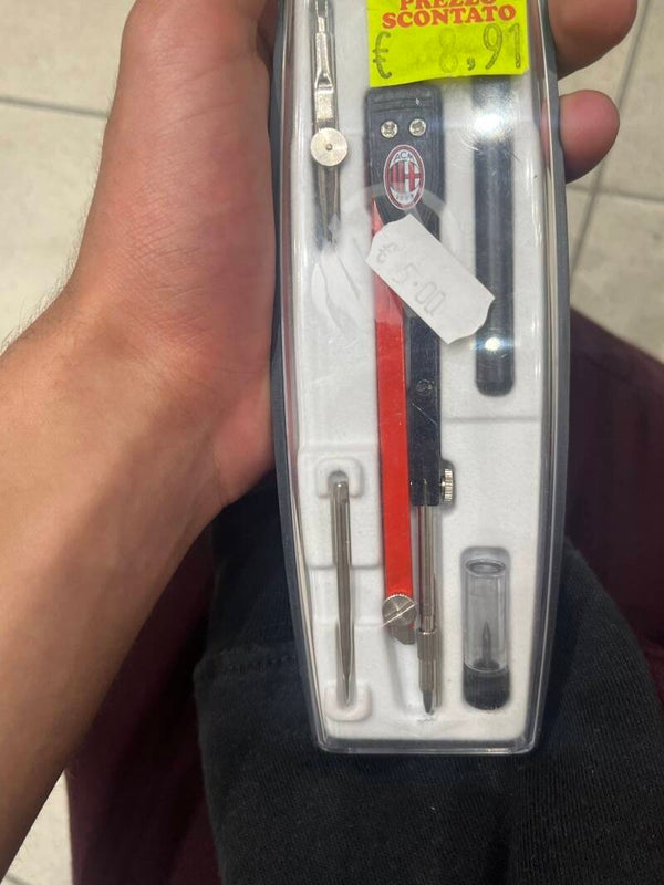 AC MILAN Protractor Set - Stationery