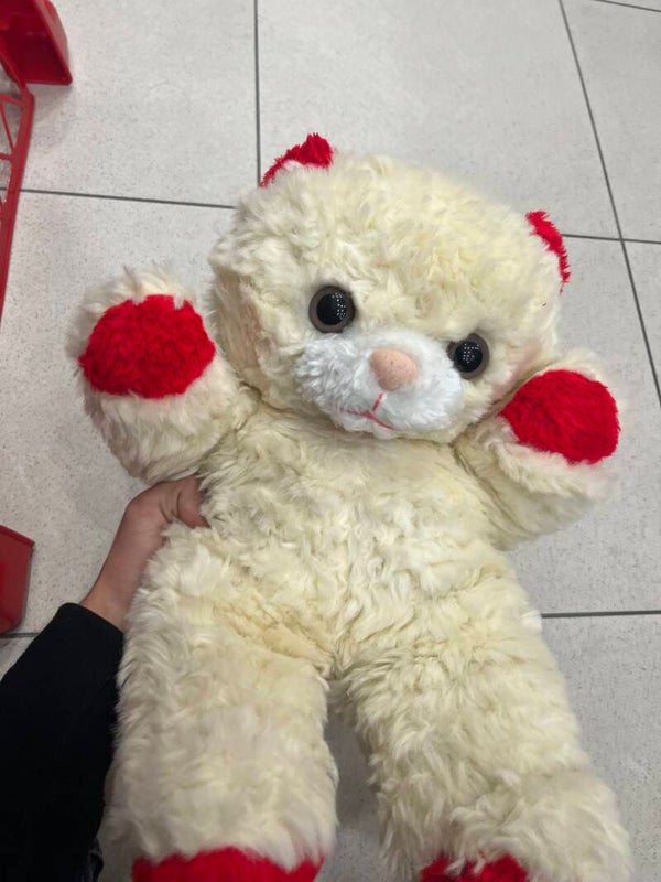 White and red soft toy - toys*