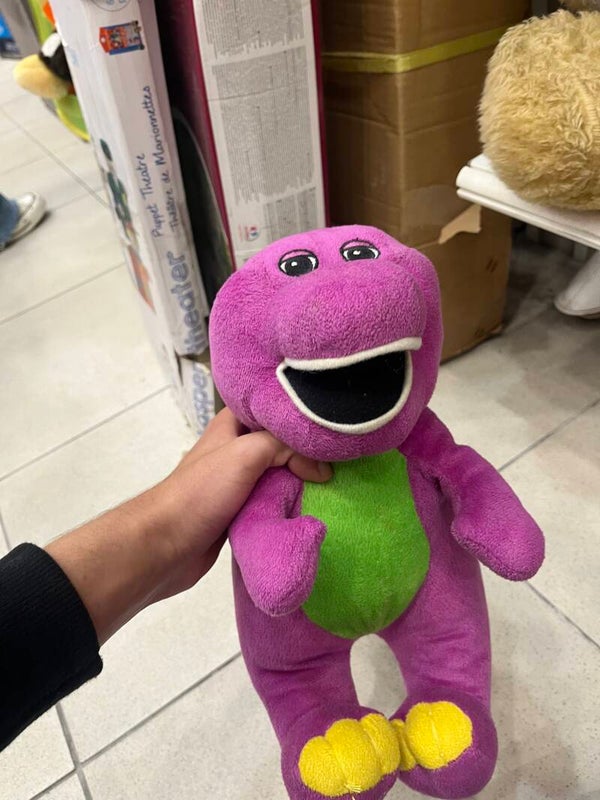 Small Barney soft toy - toys*