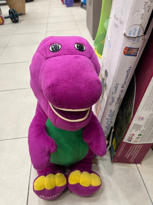 Barney big soft toy - toys*