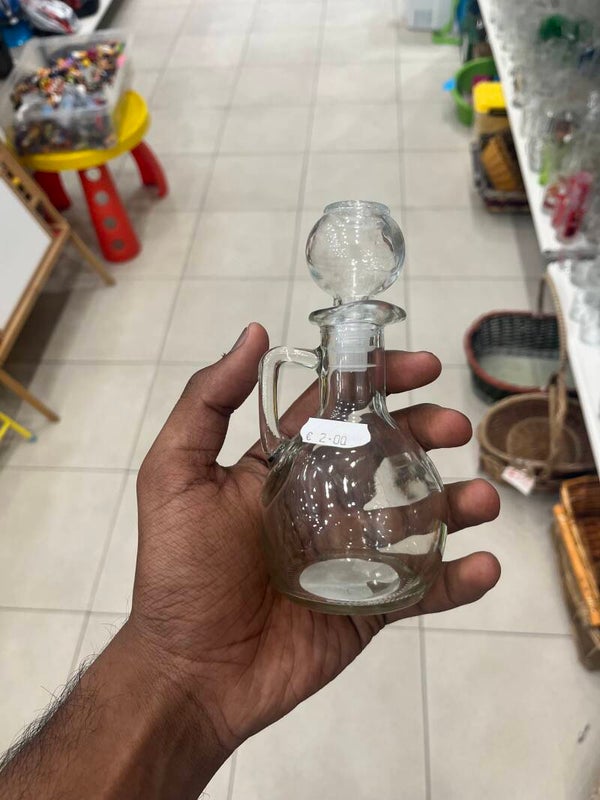 Glass Oil Bottle - Supplies ***