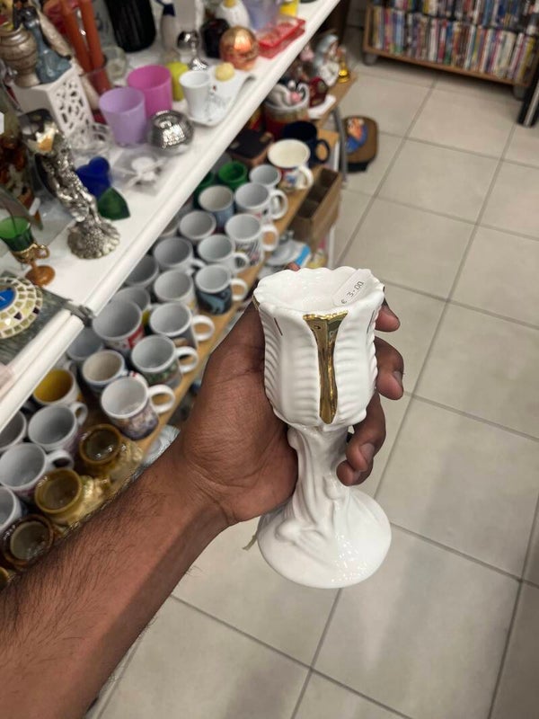 Ceramic Candle Holder - Candle ***