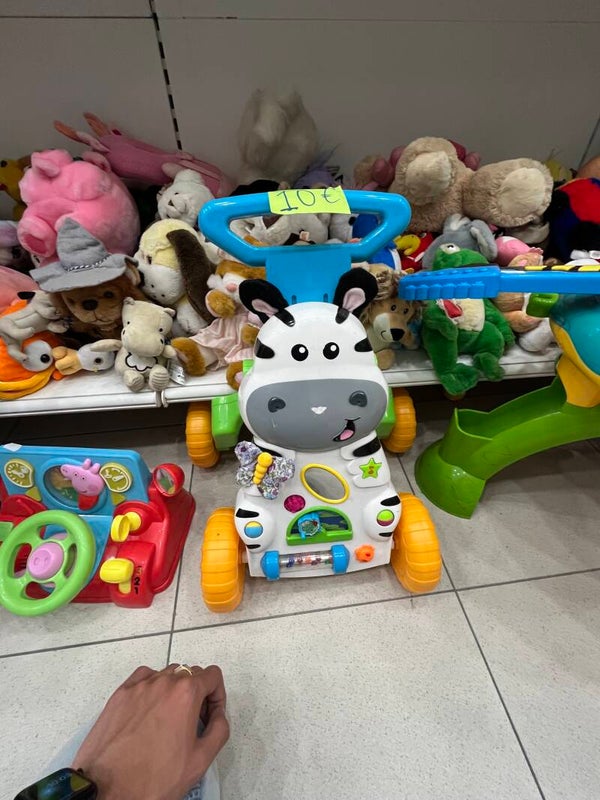 Moni Push Walker 2-in-1 Little Zebra - Toys